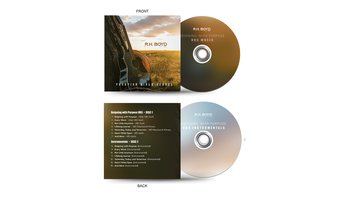 Reigning with Purpose Music CD – R.H. Boyd