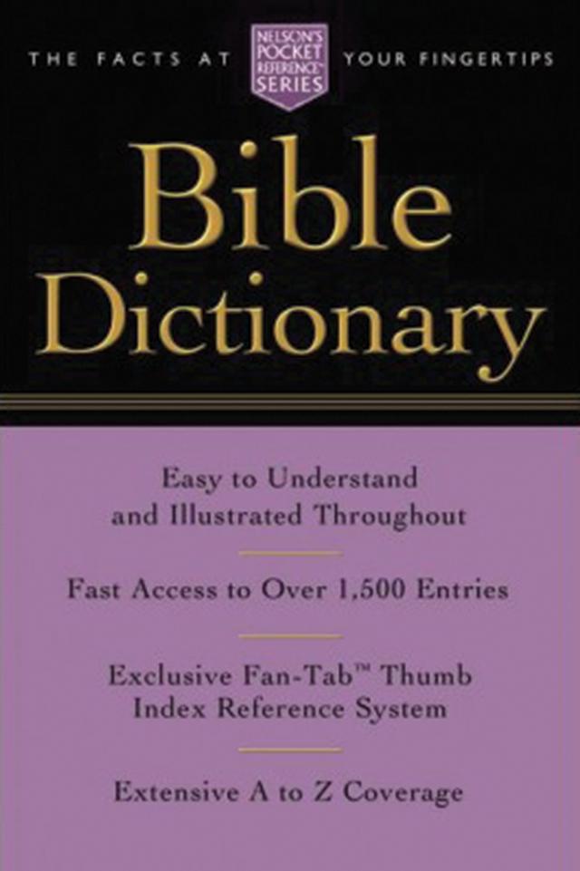 Pocket Bible Dictionary R.H. Boyd