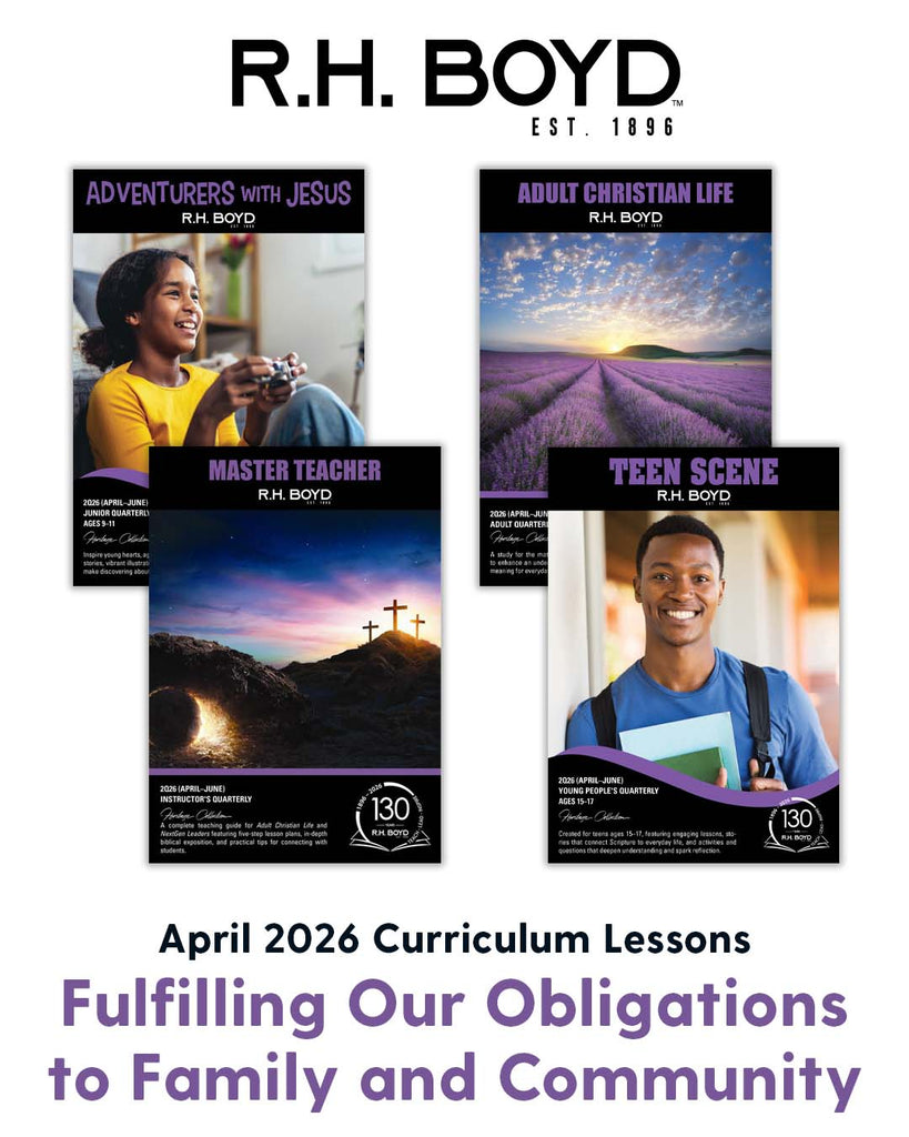 Lessons for April 2026