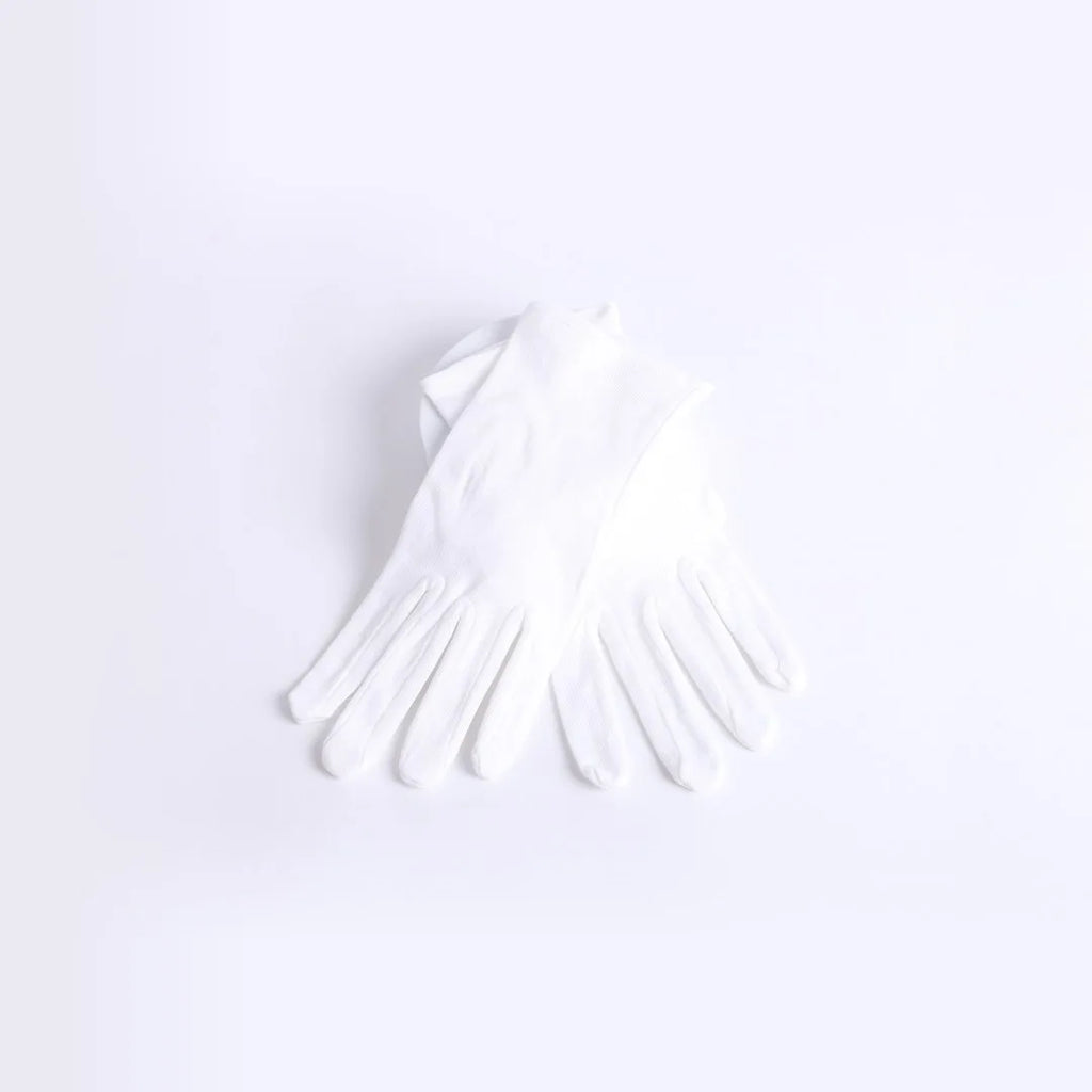 Plain Gloves : White