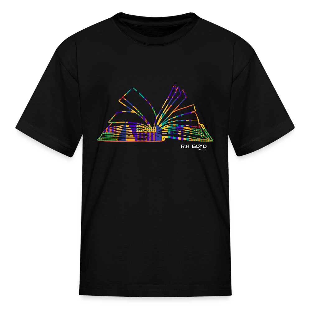 Blue Kente Kids Tshirt - black