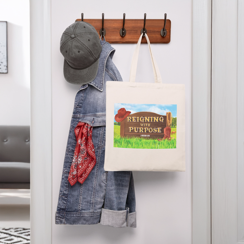 Reigning with Purpose VBS Tote Bag - natural