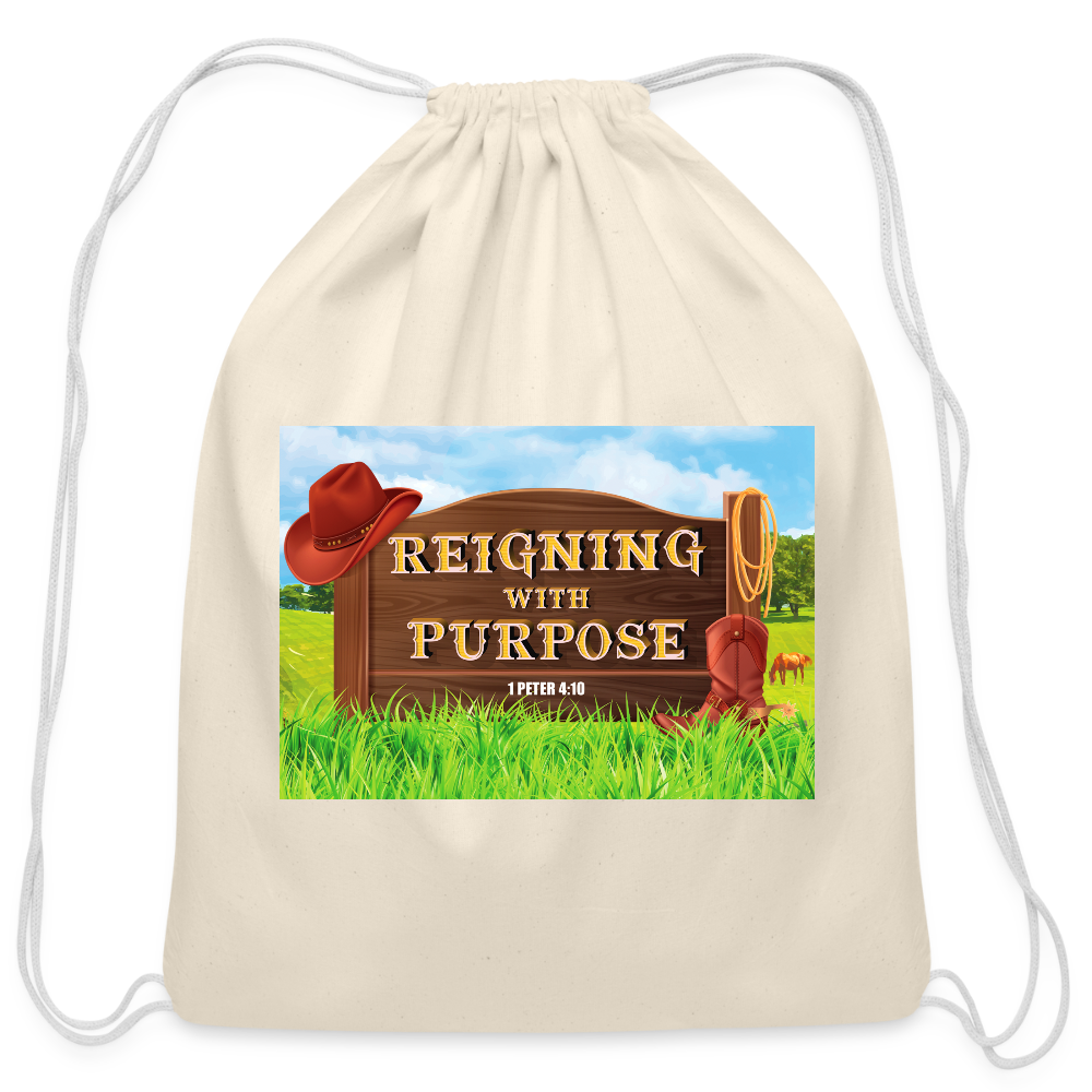 Reigning with Purpose VBS Backpack - natural