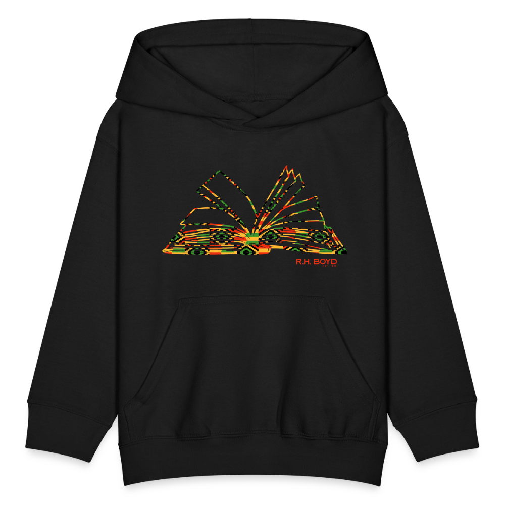 Kente Book – Kids' Hoodie - NEW - black