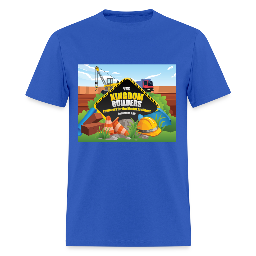 Kingdom Builders Adult Tshirt - royal blue