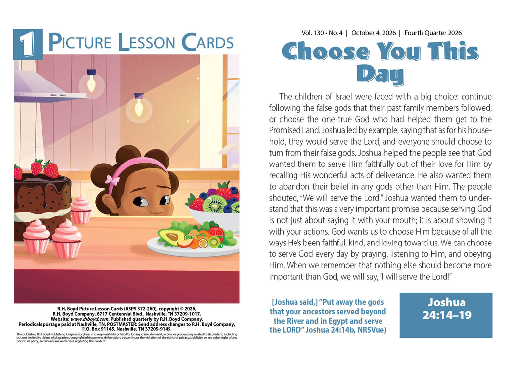 Picture Lesson Cards Digital Download