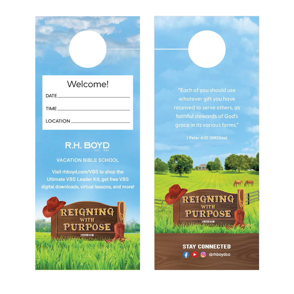 Reigning with Purpose: Door Hanger (25pk)