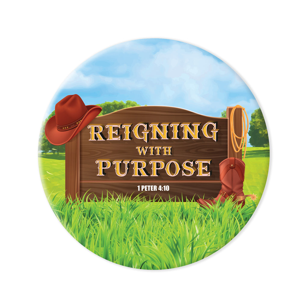 Reigning with Purpose: VBS Button