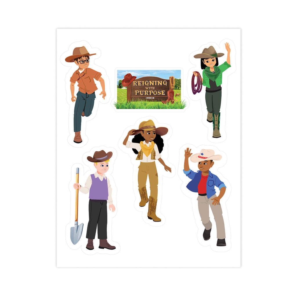 Reigning with Purpose: VBS Adventurer Stickers