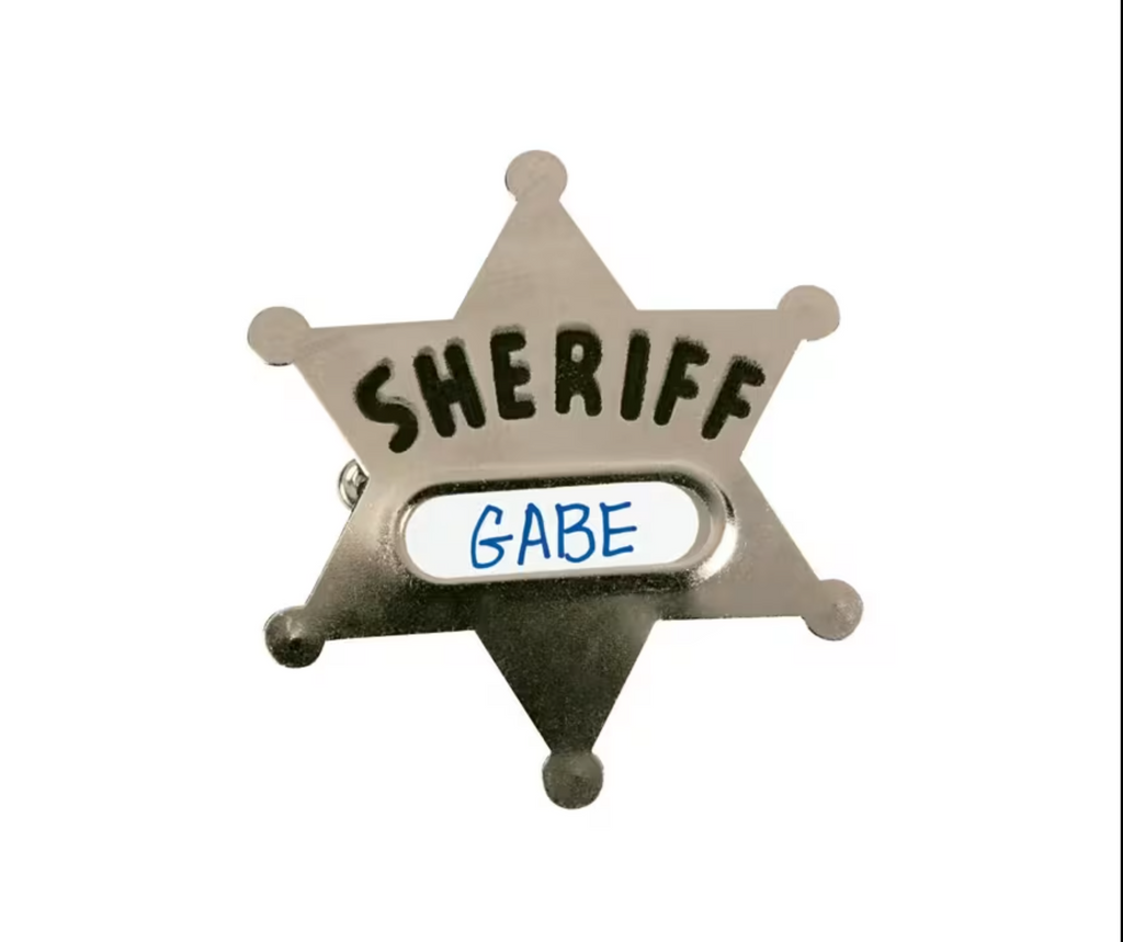 Sheriff Badge Pin Craft Kit - Makes 12 (new)