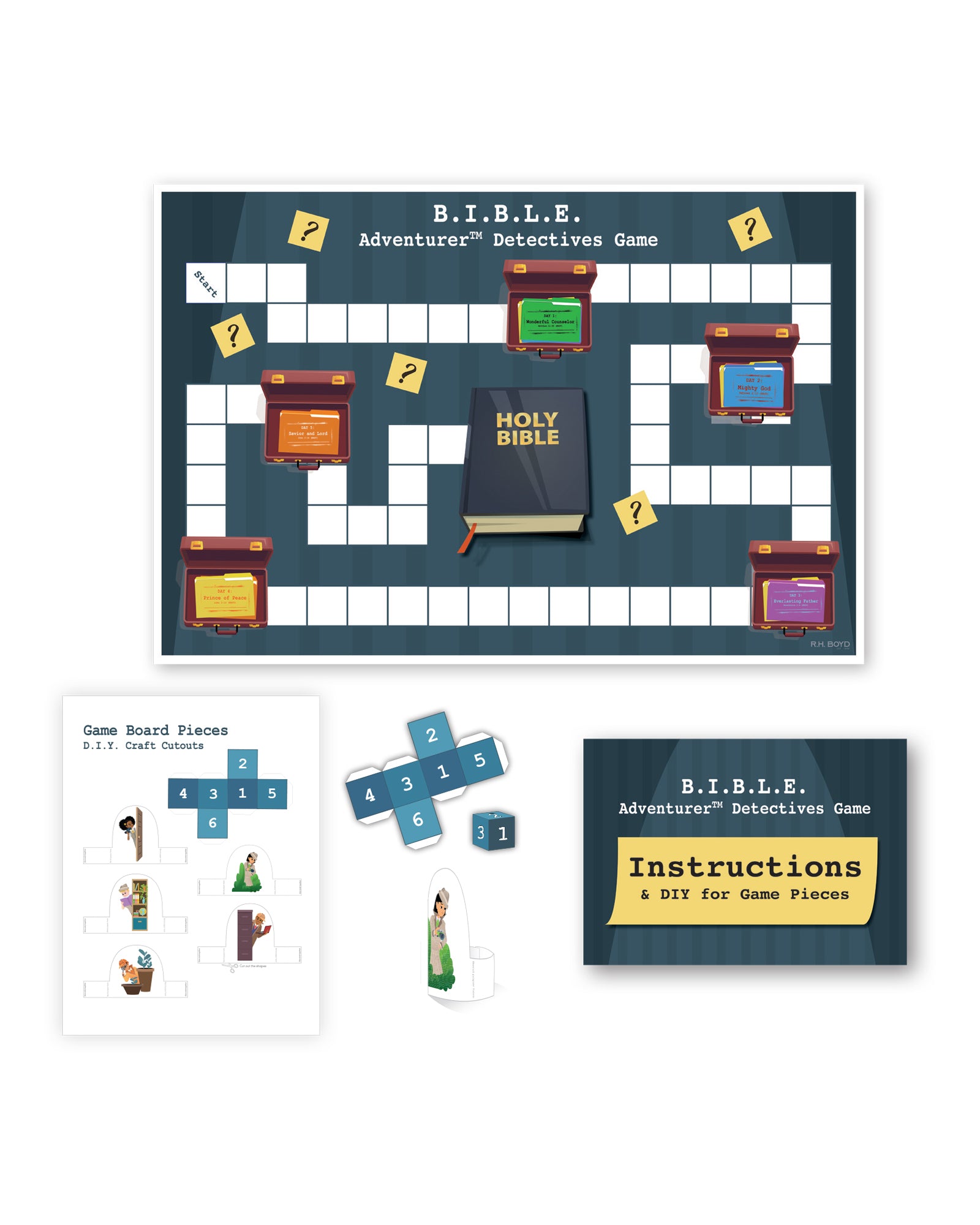 Back To Basics B.I.B.L.E.: Detective Board Game