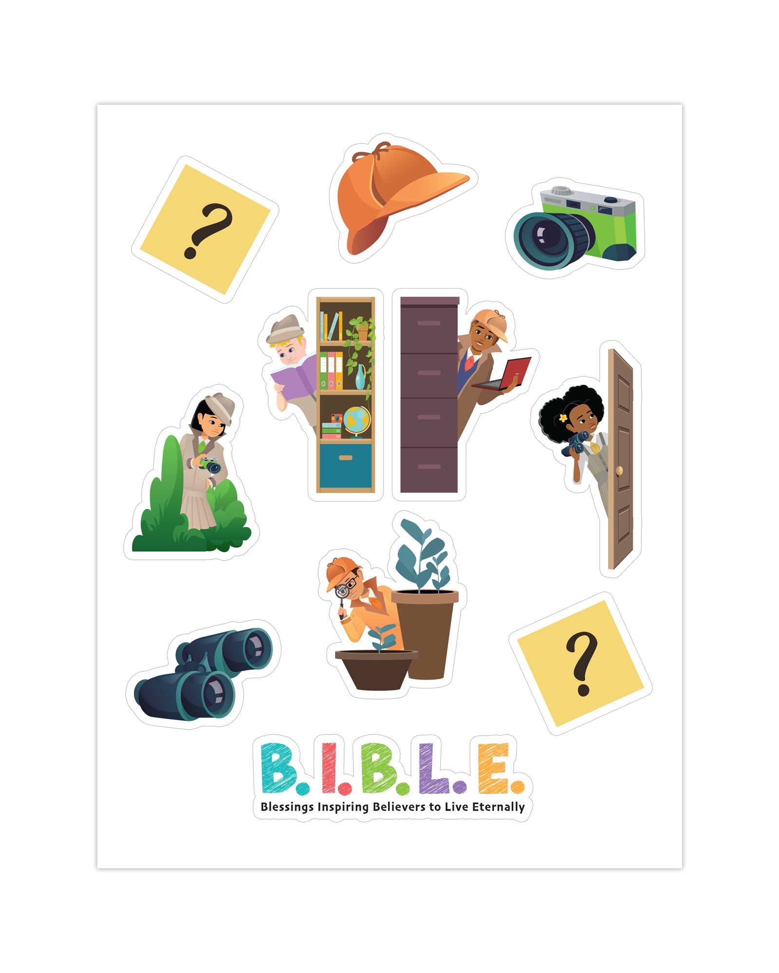 Back To Basics B.I.B.L.E.: VBS Adventurer Stickers