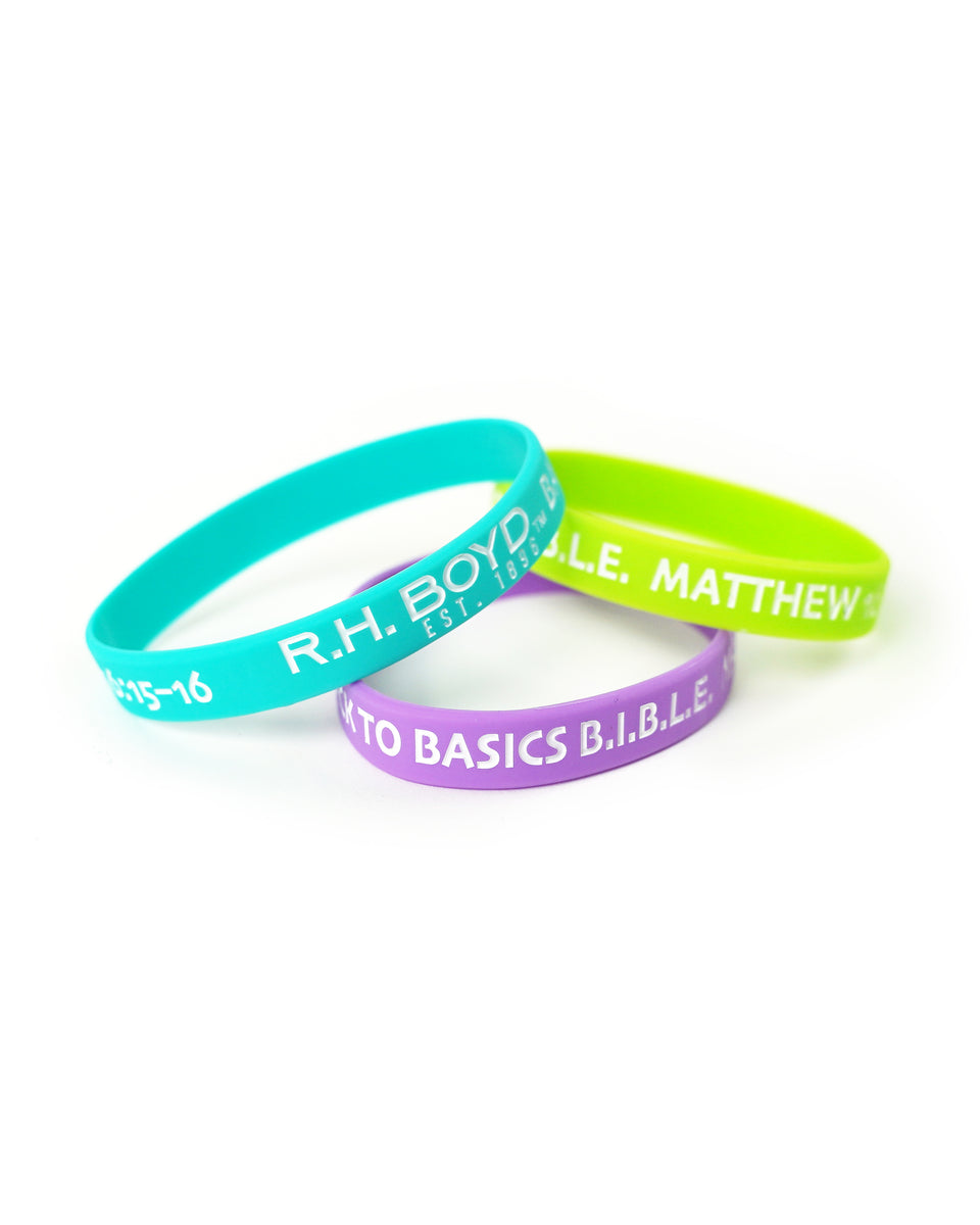 Back To Basics B.I.B.L.E.: VBS Armbands (Pack of 6) – R.H. Boyd