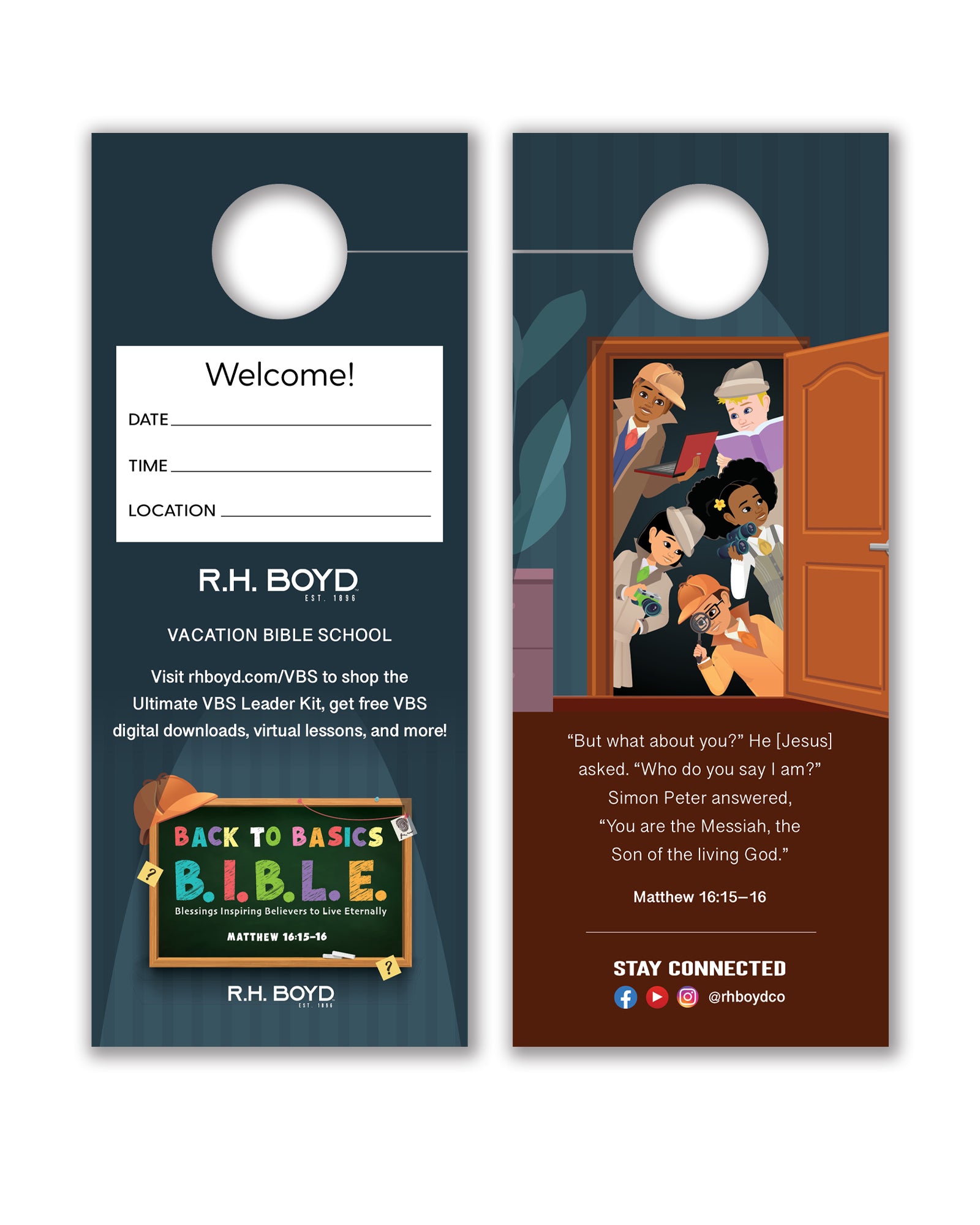 Back To Basics B.I.B.L.E.: Door Hanger (25pk)