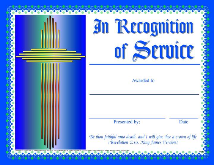 Recognition Certificate – R.H. Boyd