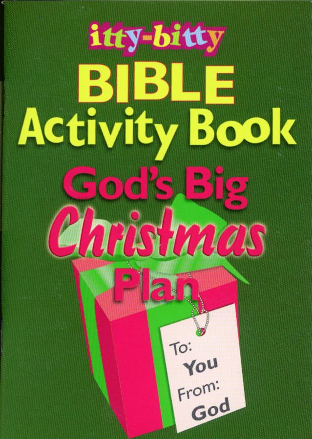 Itty-Bitty Bible Activity Book: God's Big Christmas Plan