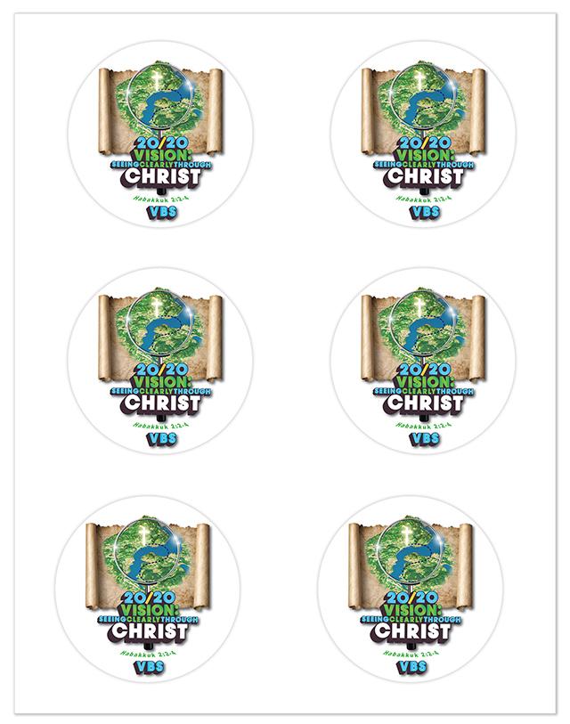 2020 VBS Stickers sheet