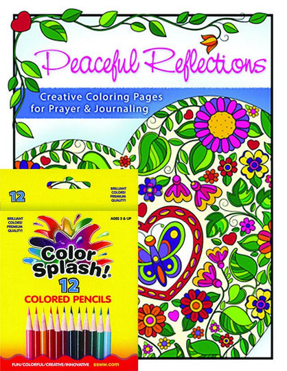 Peaceful Reflections: Creative Coloring Pages for Prayer & Journaling