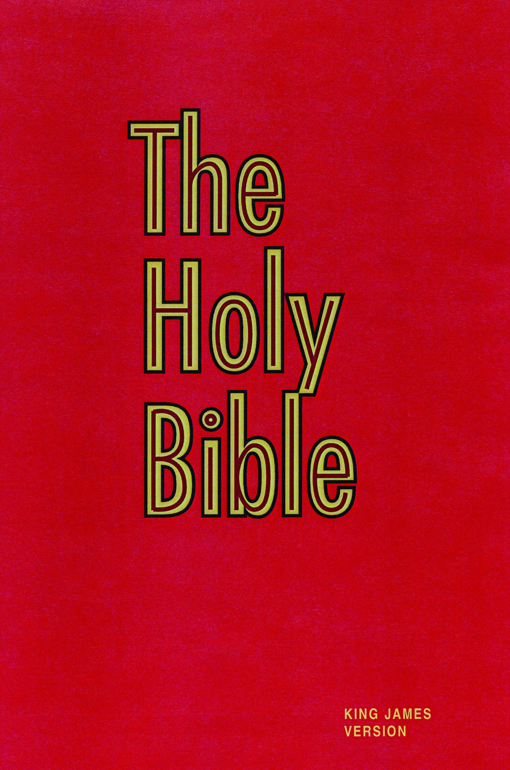 The Holy Bible (Pew Bible-Red)