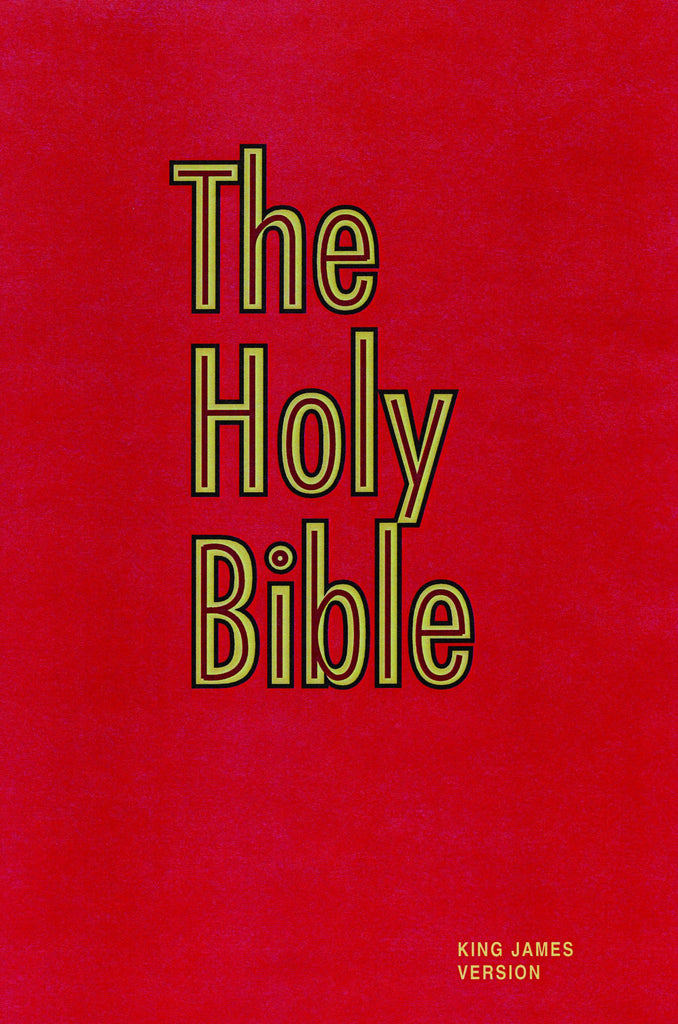 The Holy Bible (Pew Bible-Red)