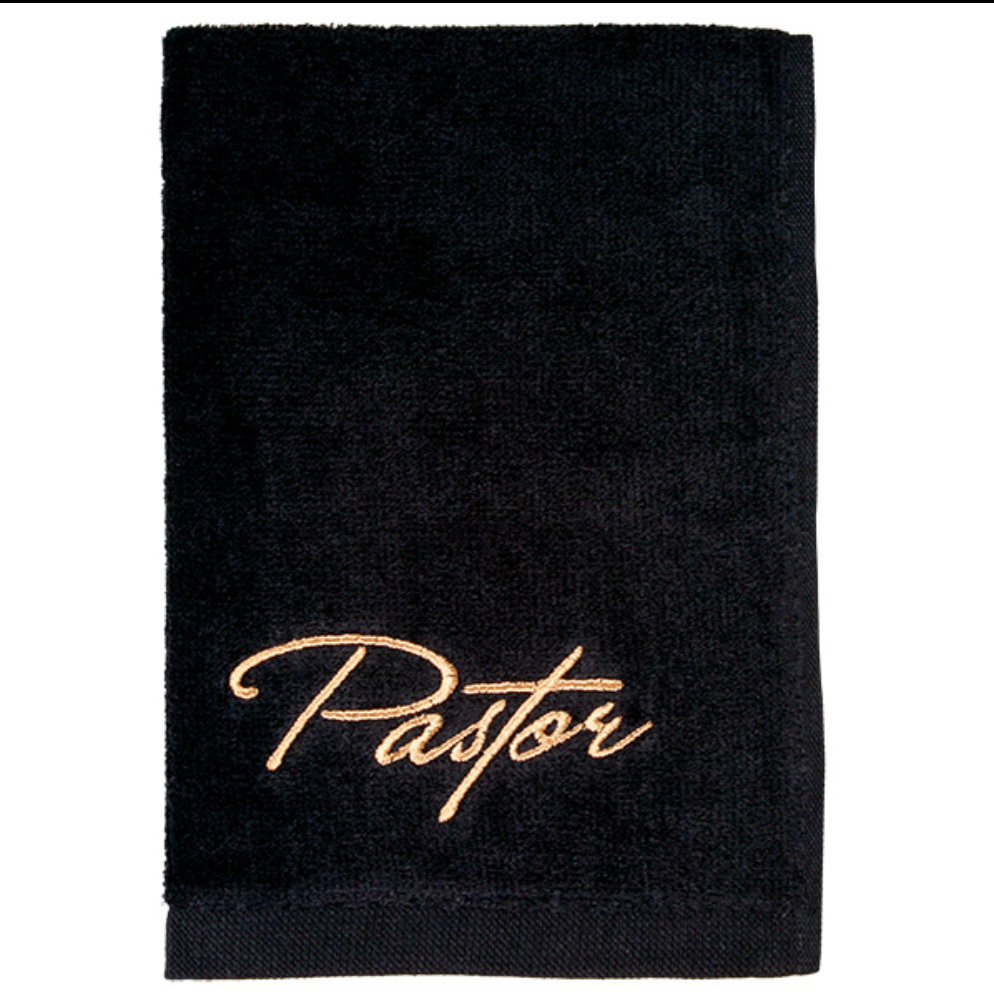 Pastor Towel: Black