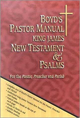 Boyd's Pastor Manual KJV New Testament and Psalms (Leather Bound)