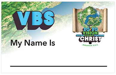 2020 VBS Name Tags, Pack of 50