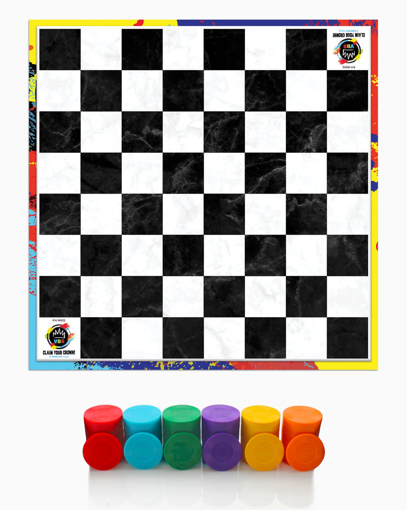 Claim Your Crown! VBS Checkers Game.