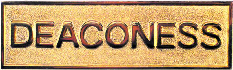 Deaconess Metal Badge