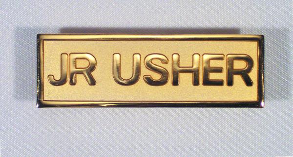 Junior Usher Metal Badge