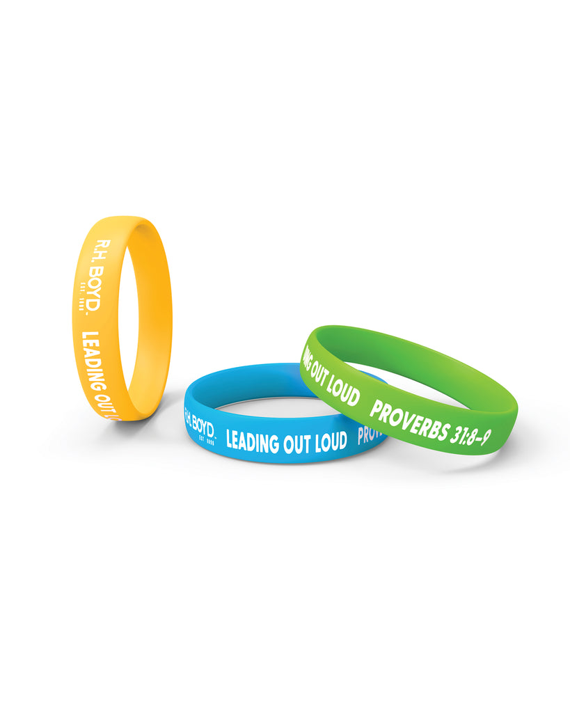 Leading Out Loud Wristbands (Pack of 6)