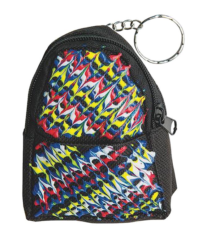 Marbelized Backpack Key Chain Craft Kit 12/pk.: Vacation Bible School Craft Kit