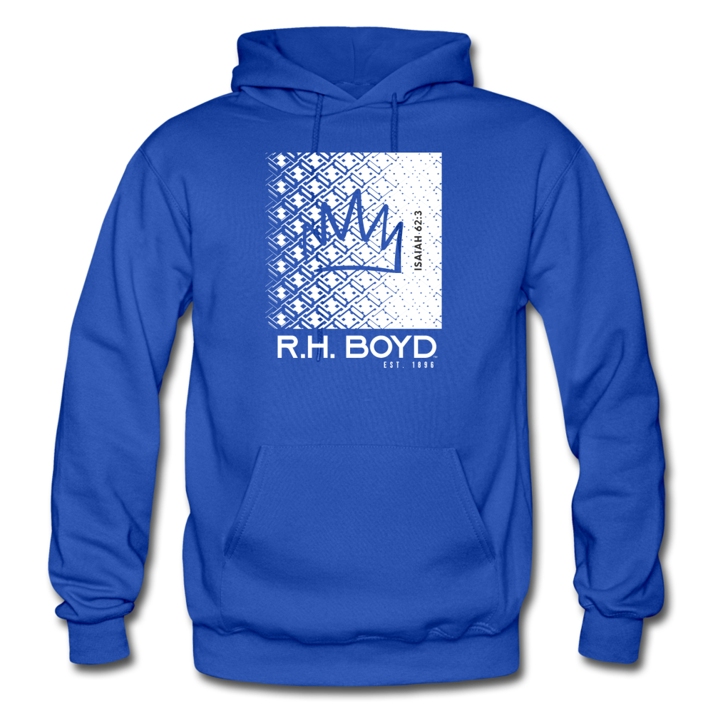 FADE – Blue/White – Adult Hoodie - royal blue