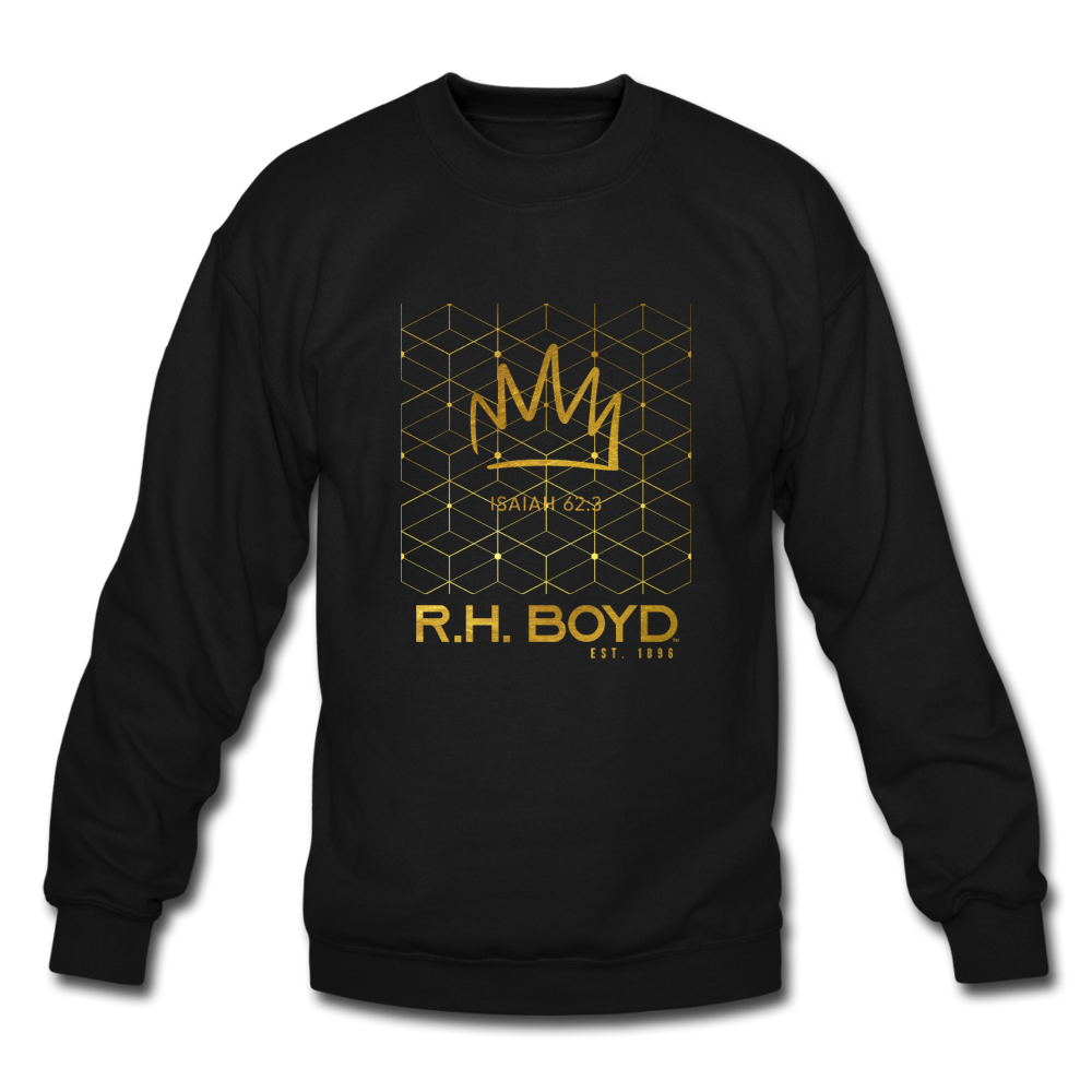 Black and 2025 gold crewneck