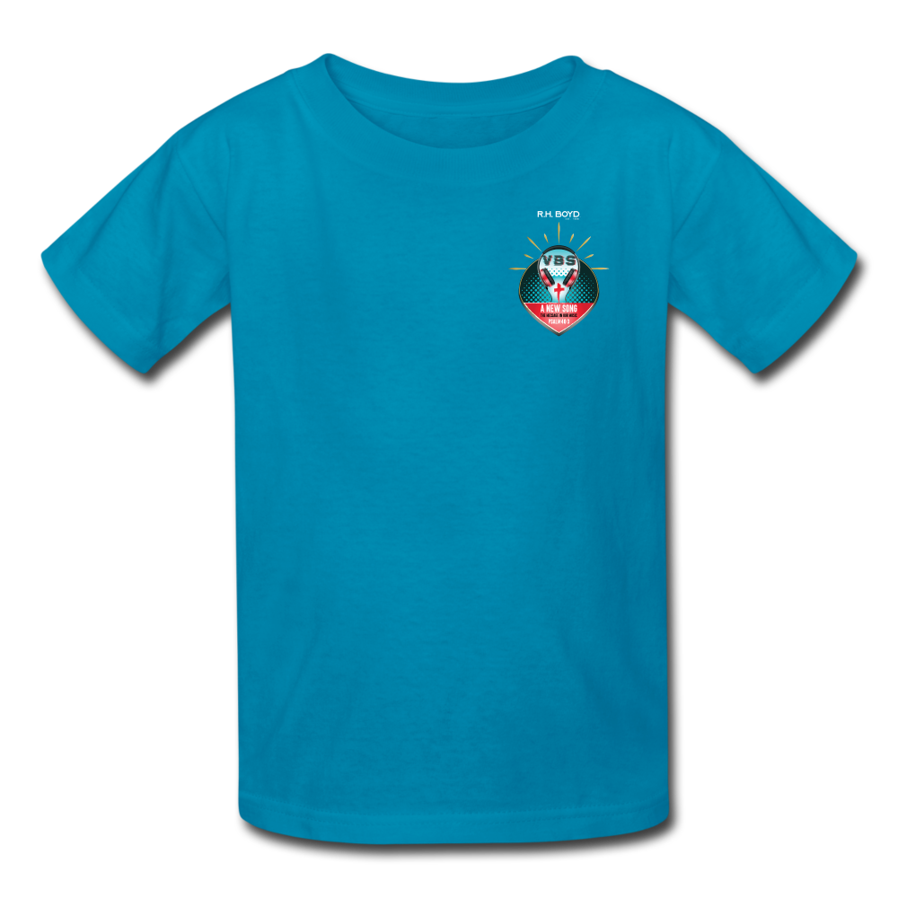 Kids' VBS "A New Song" T-Shirt - turquoise