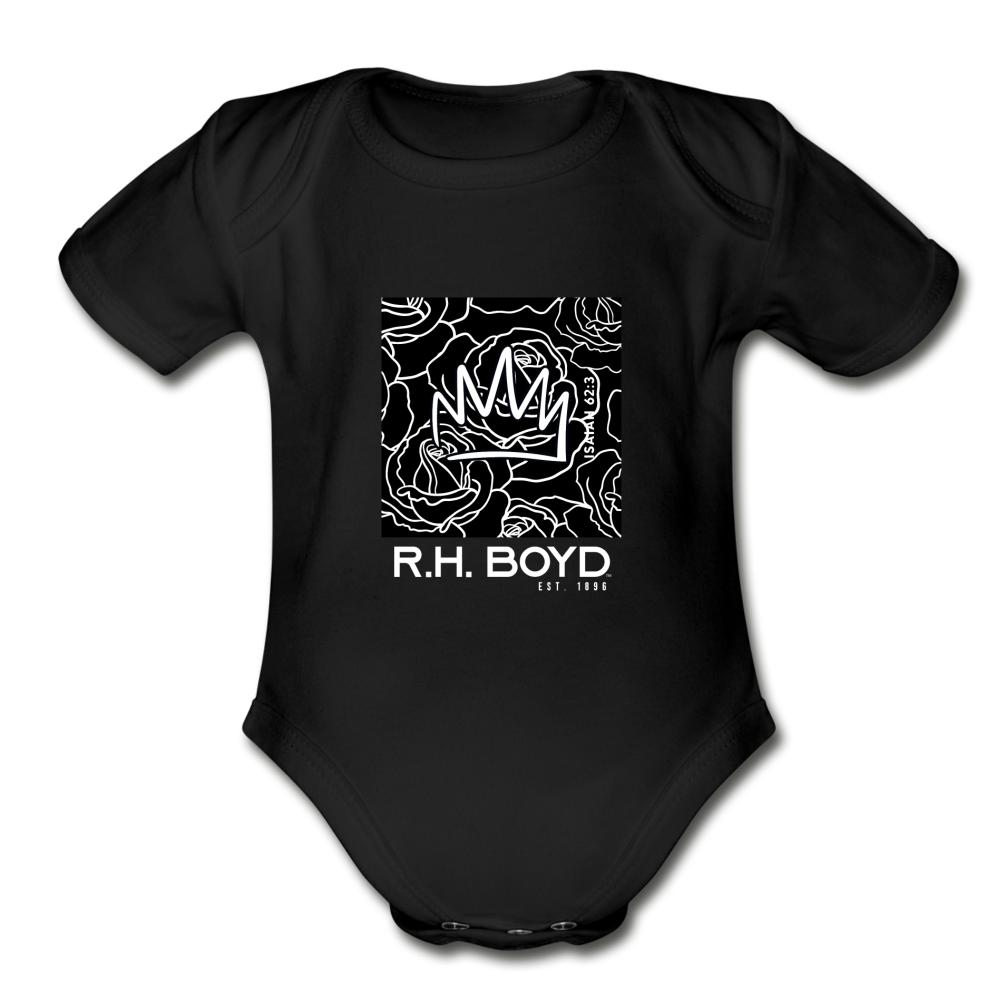 Baby GRAPHIC LINE – Short Sleeve Body Suit - black