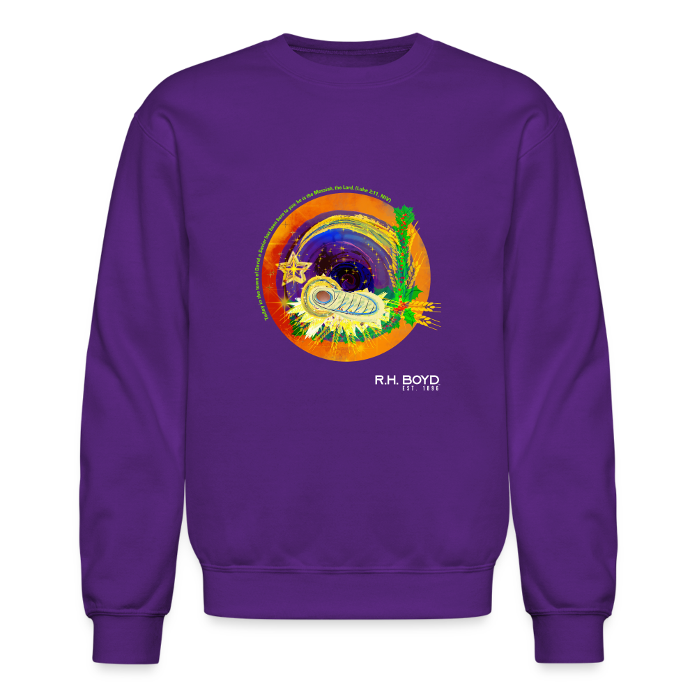 Savior - Holiday Adult Sweatshirt - purple